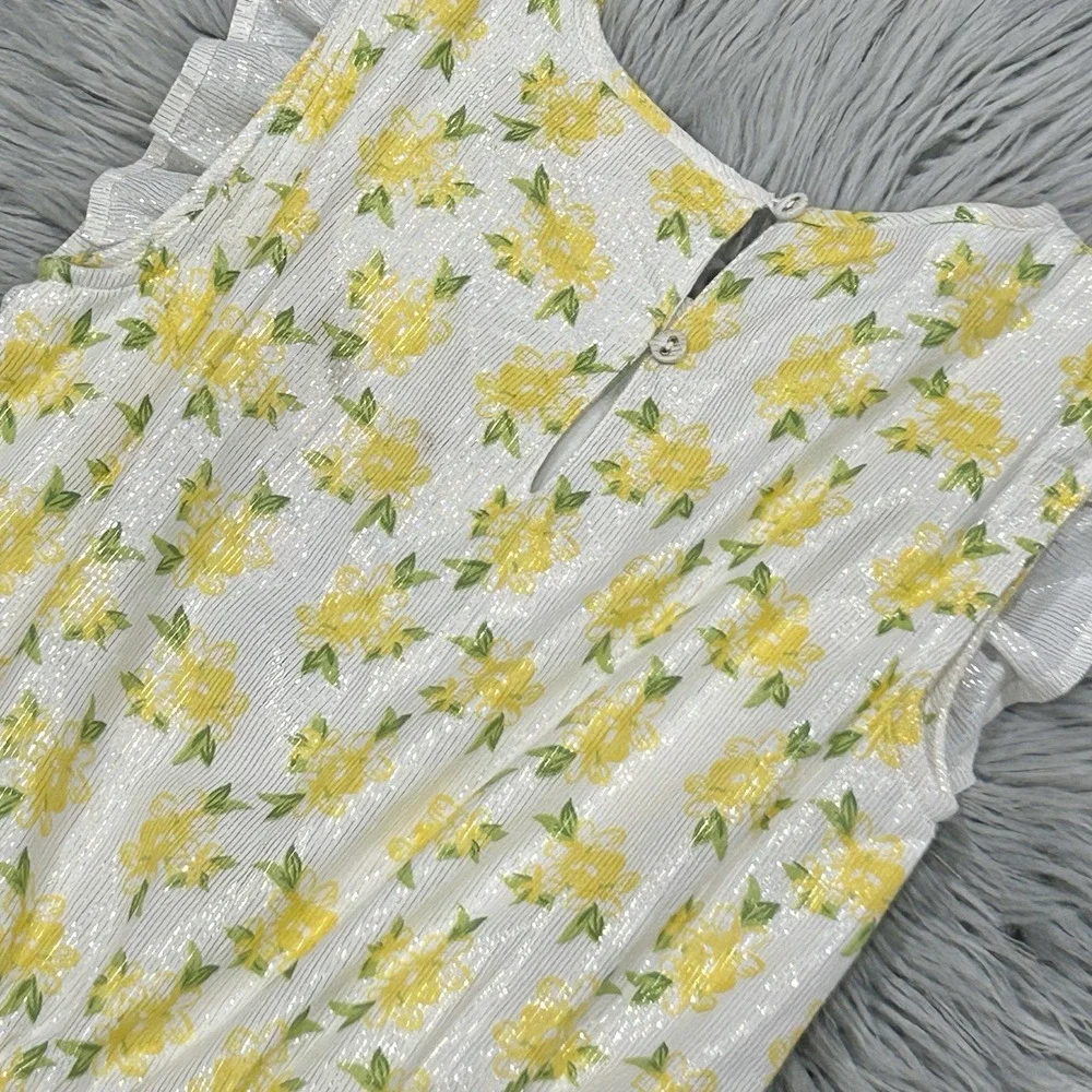MASALA Girls Yellow Lemon Blossom Fantasia Dress Size 12Y‎ NWT